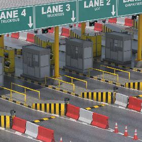 3D Toll Plaza